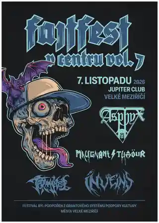 Festivalul Fajtfest v centru 7 îi aduce pe Asphyx la Velké Meziříčí