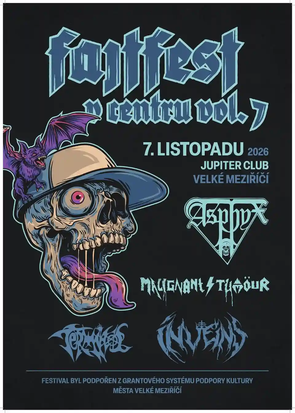 Festivalul Fajtfest v centru 7 îi aduce pe Asphyx la Velké Meziříčí