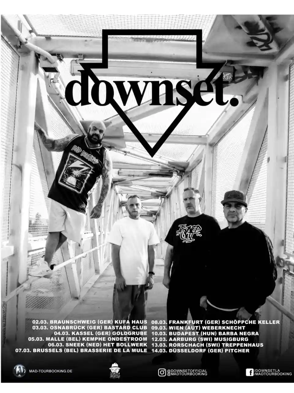 Downset. anunță un nou line-up și o serie de concerte în Europa