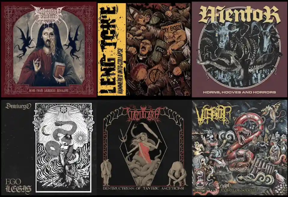 Noutăți metal de la Golgothan Remains, Leng Tch’e, Mentor, Demiurgo și Vāmācāra