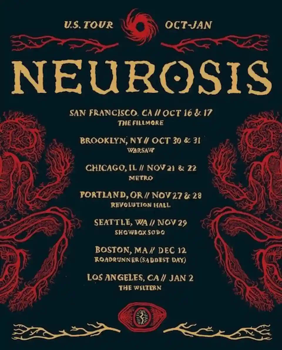 Trupa Neurosis a concertat recent la The Fillmore din San Francisco