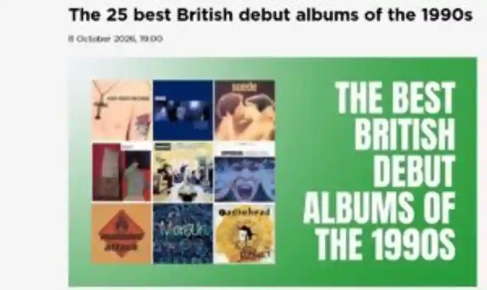 Radio X a selectat cele mai bune 25 de albume de debut britanice din anii '90