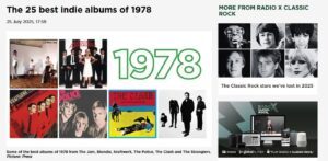 Topul celor mai bune albume indie rock din 1978 conform Radio X