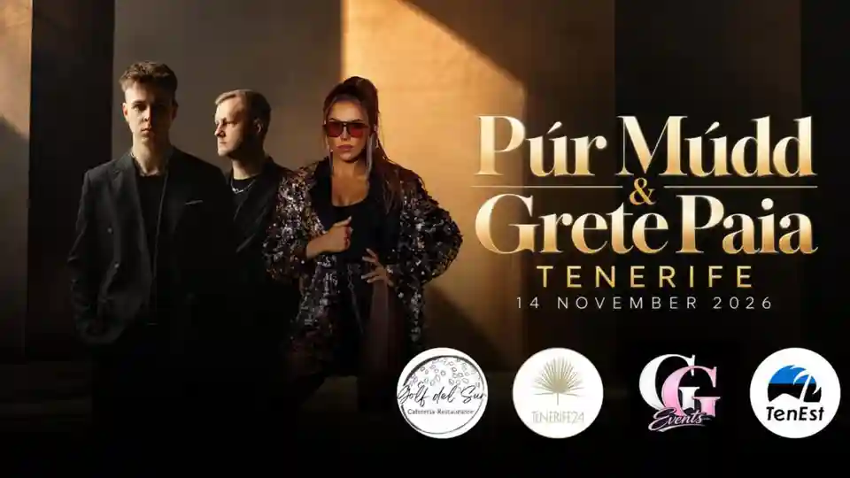 Púr Múdd și Grete Paia susțin două concerte în Tenerife pe 14 și 15 noiembrie 2026