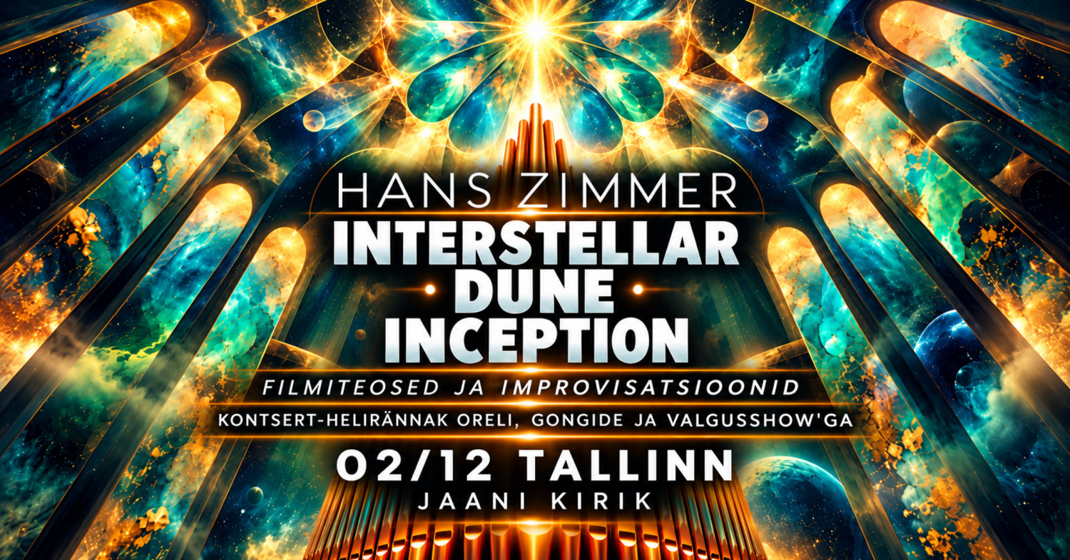 Hans Zimmer: Concert cu orgă și gonguri la Biserica Jaani din Tallinn