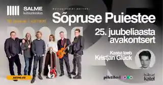 Trupa Sõpruse Puiestee aniversează 25 de ani de activitate printr-un concert la Tallinn