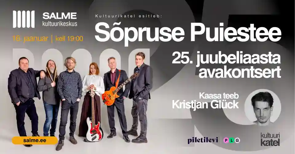 Trupa Sõpruse Puiestee aniversează 25 de ani de activitate printr-un concert la Tallinn