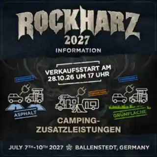 Rockharz 2027: Detalii despre rezervarea locurilor de camping și a opțiunilor cu curent