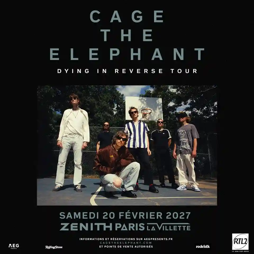 Cage The Elephant va concerta la Zénith de Paris pe 20 februarie 2027