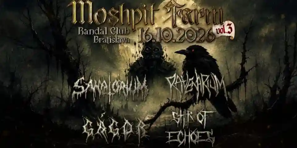 Festivalul Moshpit Farm vol. 3 va avea loc la Bratislava în luna octombrie