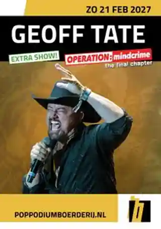 Geoff Tate revine la Poppodium Boerderij pentru un concert în 2027