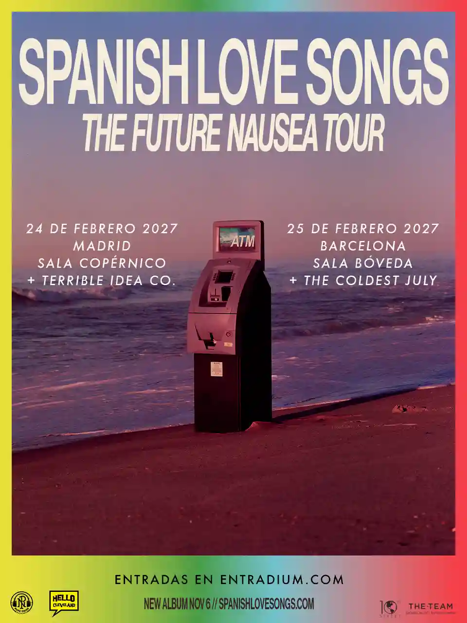 Spanish Love Songs concertează la Madrid și Barcelona în 2027