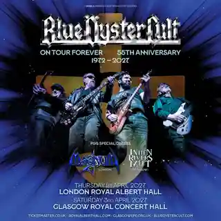 Blue Öyster Cult anunță concerte aniversare la Londra și Glasgow în aprilie 2027