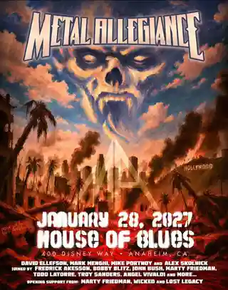 Metal Allegiance va susține un concert la House of Blues în ianuarie 2027