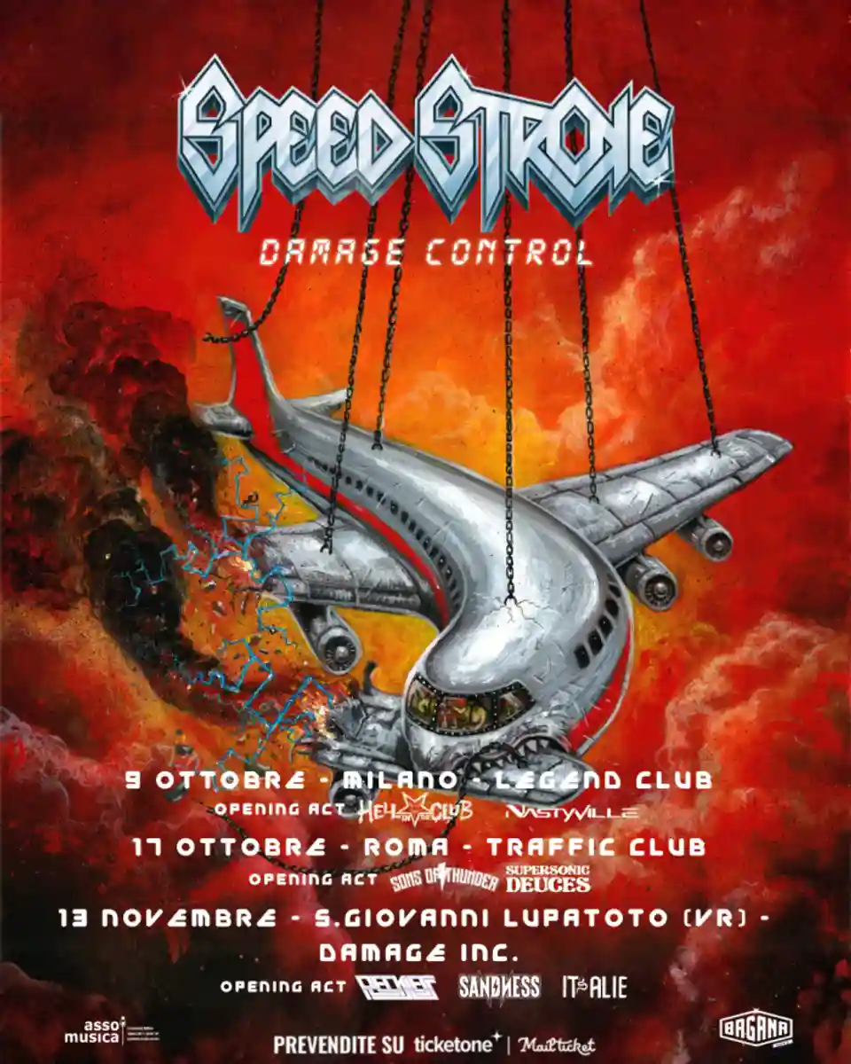 Speed Stroke anunță noi trupe în deschiderea concertelor din Italia