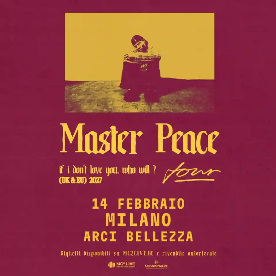 Master Peace anunță un concert la Milano în februarie 2027