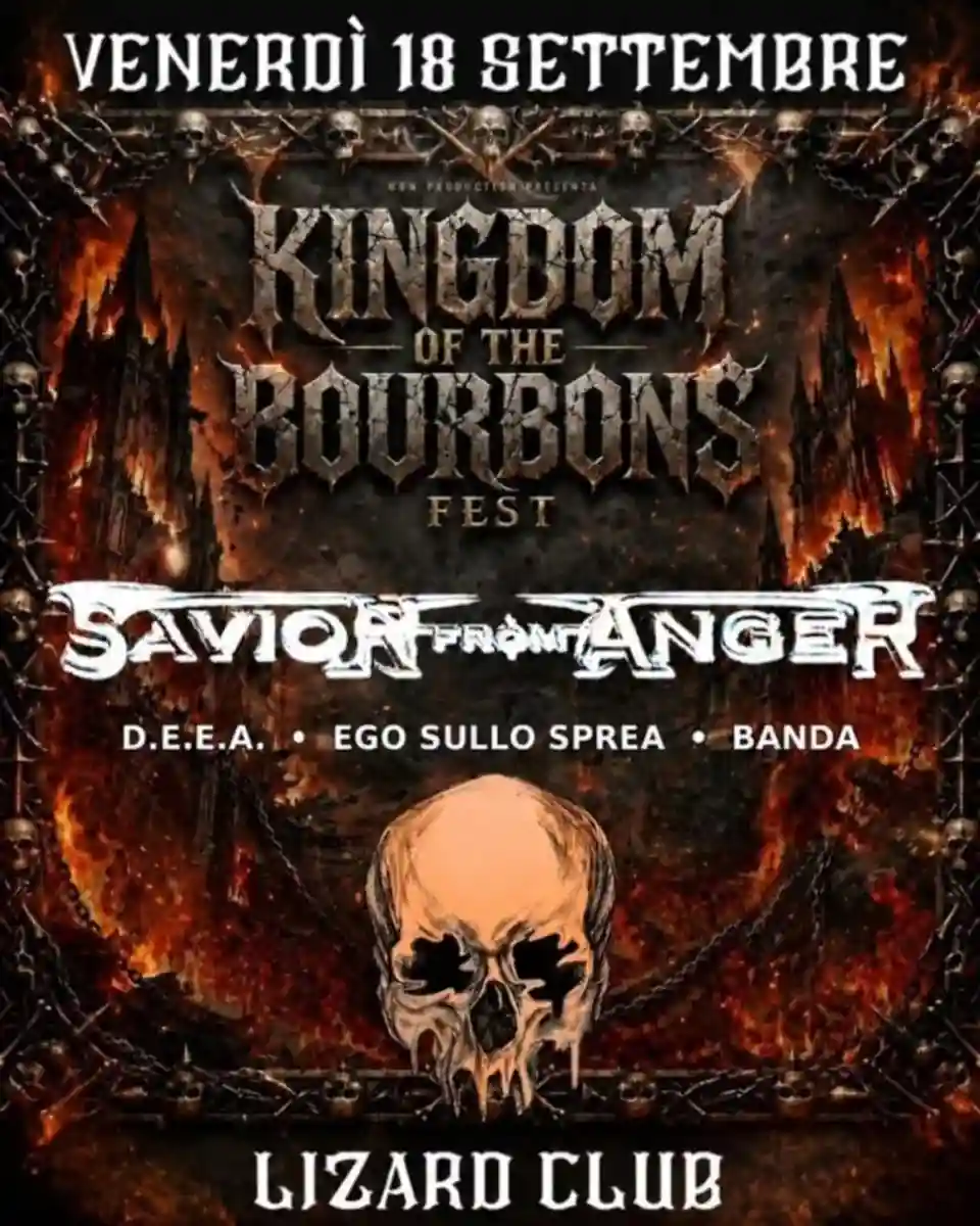 Festivalul Kingdom of the Bourbons 3 anunță line-up-ul cu Savior from Anger