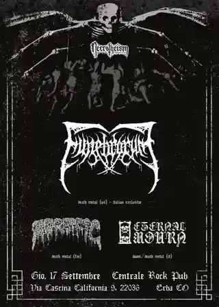 Funebrarum revine în Italia pentru un concert la Erba pe 17 septembrie