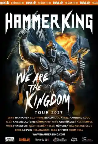 Hammer King anunță turneul We Are The Kingdom 2027
