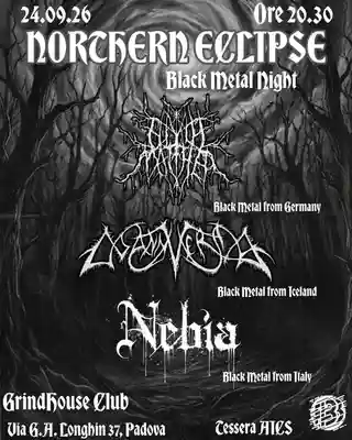 Evenimentul Northern Eclipse Black Metal Night anunță line-up-ul cu Gleichmacher cap de afiș
