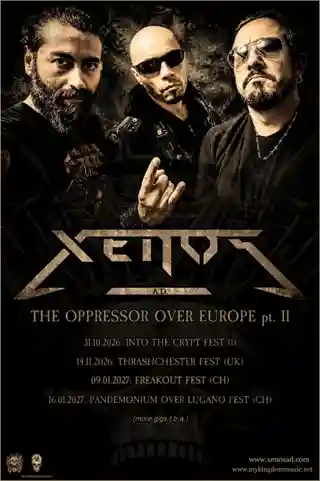 Xenos A.D. anunță datele pentru a doua parte a turneului Oppressor Over Europe