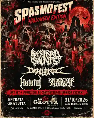Spasmo Fest: Death Metal Halloween Edition anunță trupele Bastard Saints și Dominance
