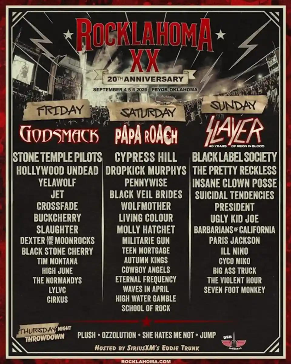 Slayer a interpretat integral albumul Reign in Blood la festivalul Rocklahoma 2026