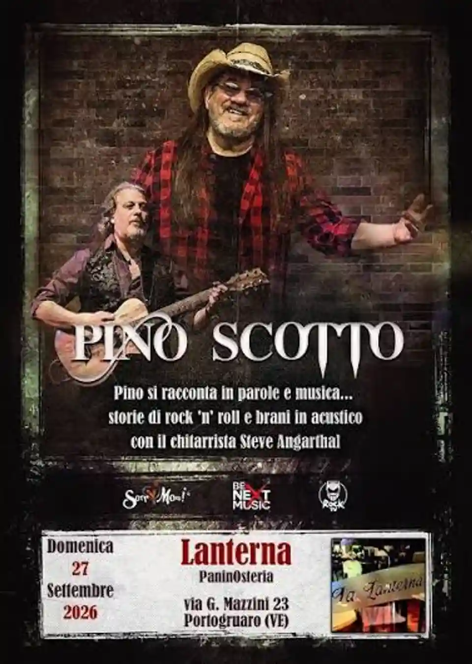 Pino Scotto despre proiectul său acustic și experiența concertelor recente