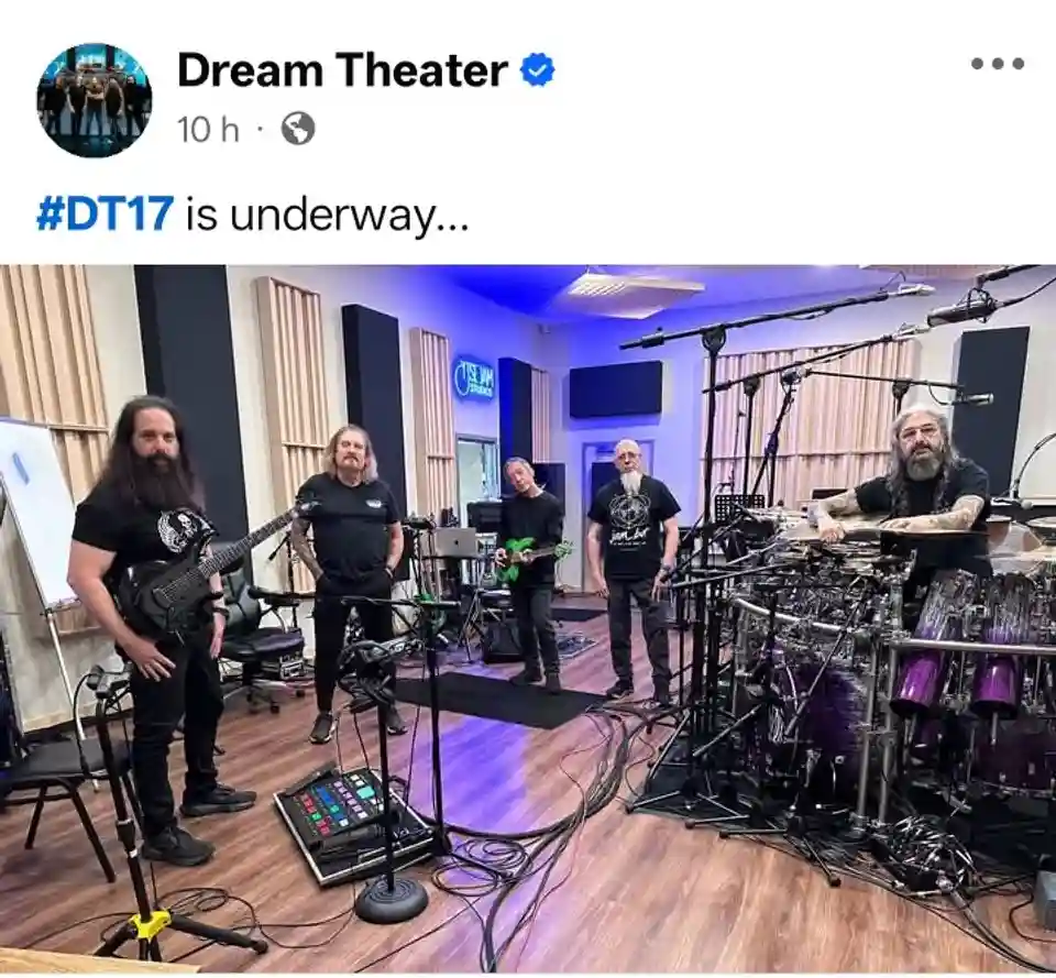 Dream Theater au început lucrul la noul album de studio