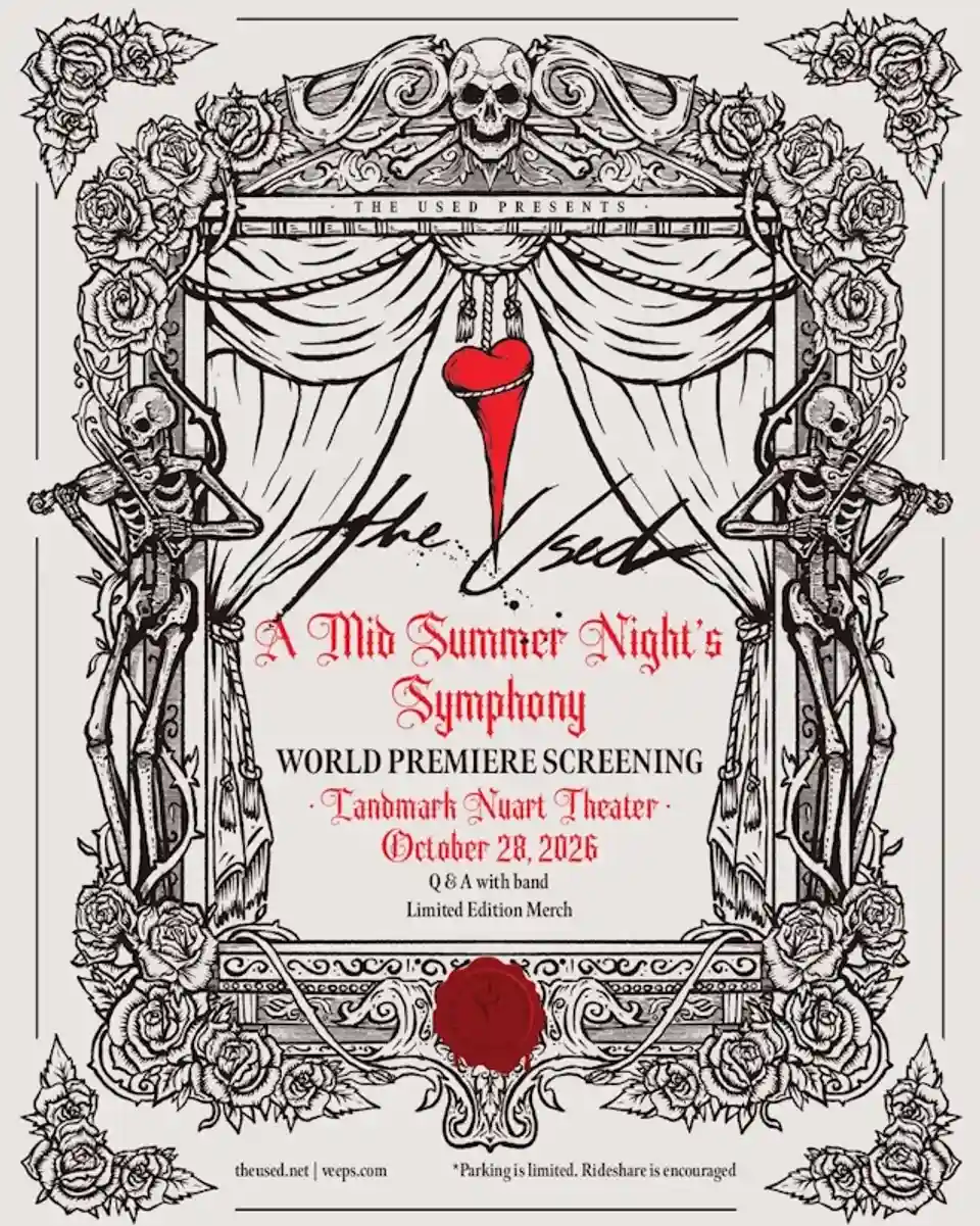 The Used anunță premiera mondială a filmului concert „A Mid Summer Night’s Symphony”