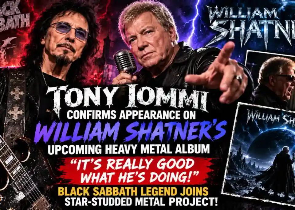 Tony Iommi va colabora la albumul metal al actorului William Shatner