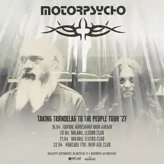Trupa Motorpsycho anunță patru concerte în Italia în anul 2027