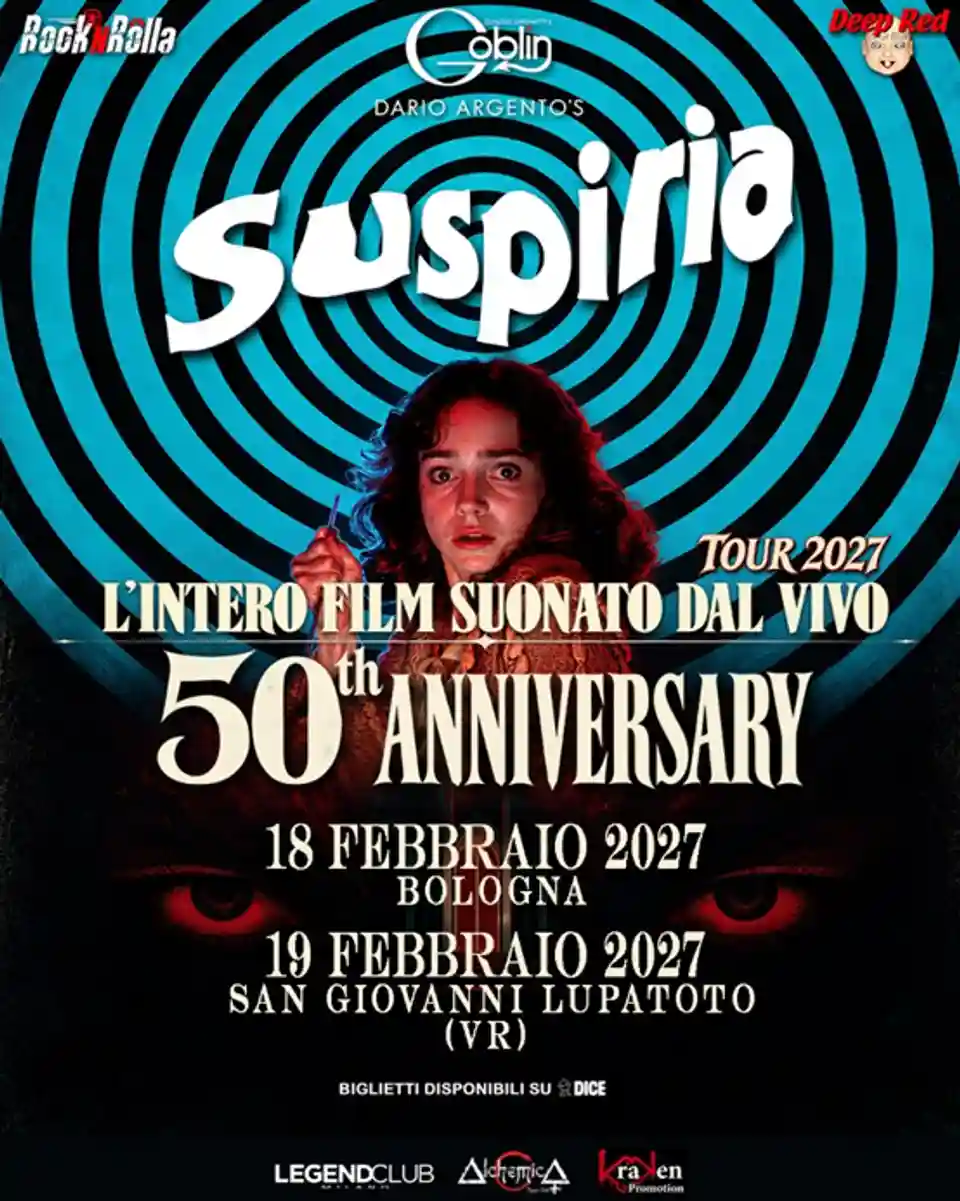 Claudio Simonetti’s Goblin susține două concerte speciale pentru filmul „Suspiria”