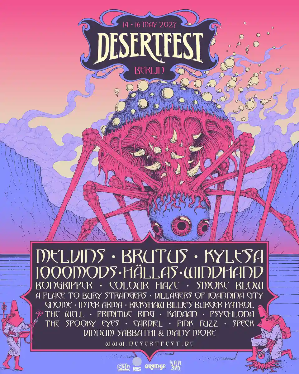Desertfest Berlin 2027: Brutus, Kylesa și Windhand confirmate în line-up